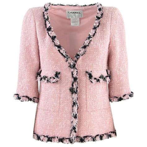 pink Chanel jacket women